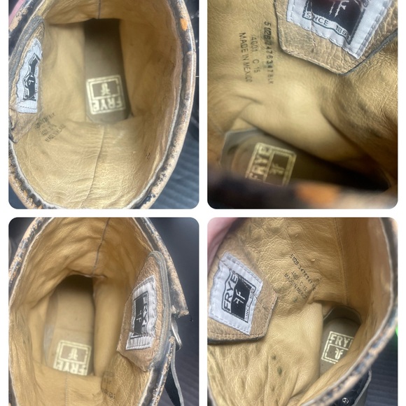 BNWOB Frye Distressed Studded Black Moto Short Boot 5.5M PRICE FIRM! NO OFFERS! - Picture 13 of 16